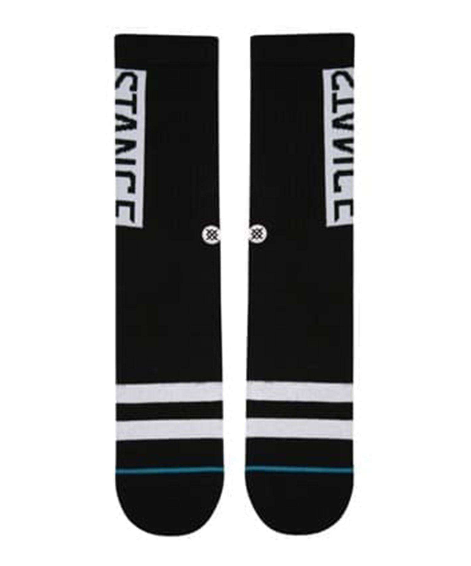 STANCE スタンス ソックス 靴下 ロゴ クルー丈 OG M556D17OGG#BLK(BLK-S)