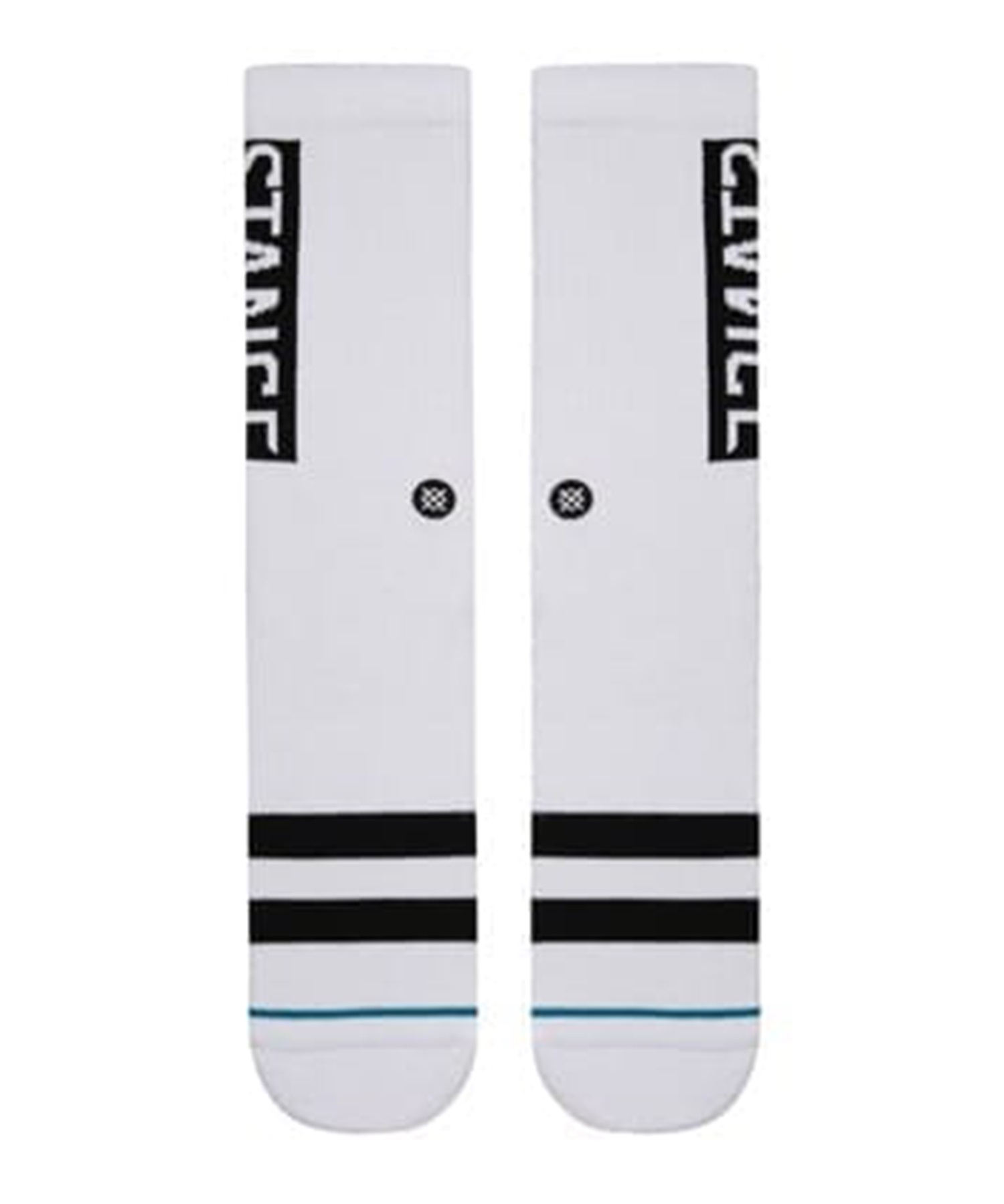 STANCE スタンス ソックス 靴下 ロゴ クルー丈 OG M556D17OGG#WHT(WHT-S)