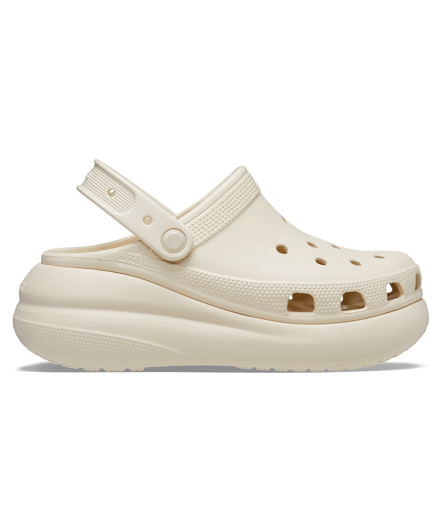 CROCS クロックス シューズ サンダル レディース 厚底 クラッシュ クロッグ CRUSH CLOG 207521-2Y2(BONE-23.0cm)