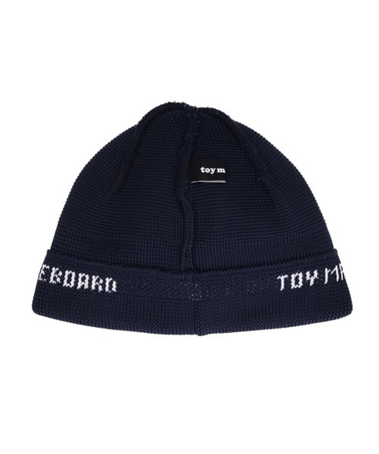 TOY MACHINE トイマシーン ビーニー 帽子 ニットキャップ ニット帽 ダブル シングル 2WAY 241045004(01-FREE)