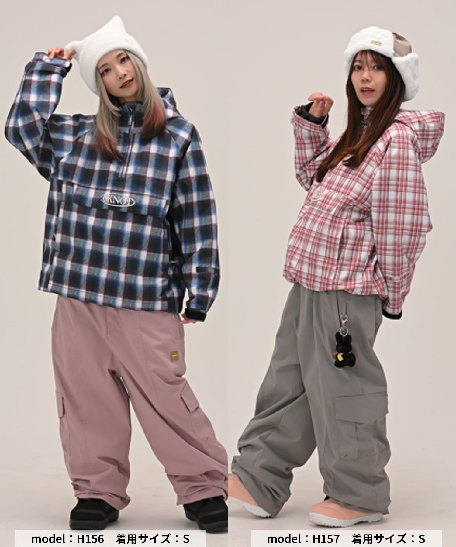 6KNOT シックスノット CHECK スノーボード ウェア ジャケット レディース ムラサキスポーツ 25-26モデル LL C28【2526】(BLACK-S)