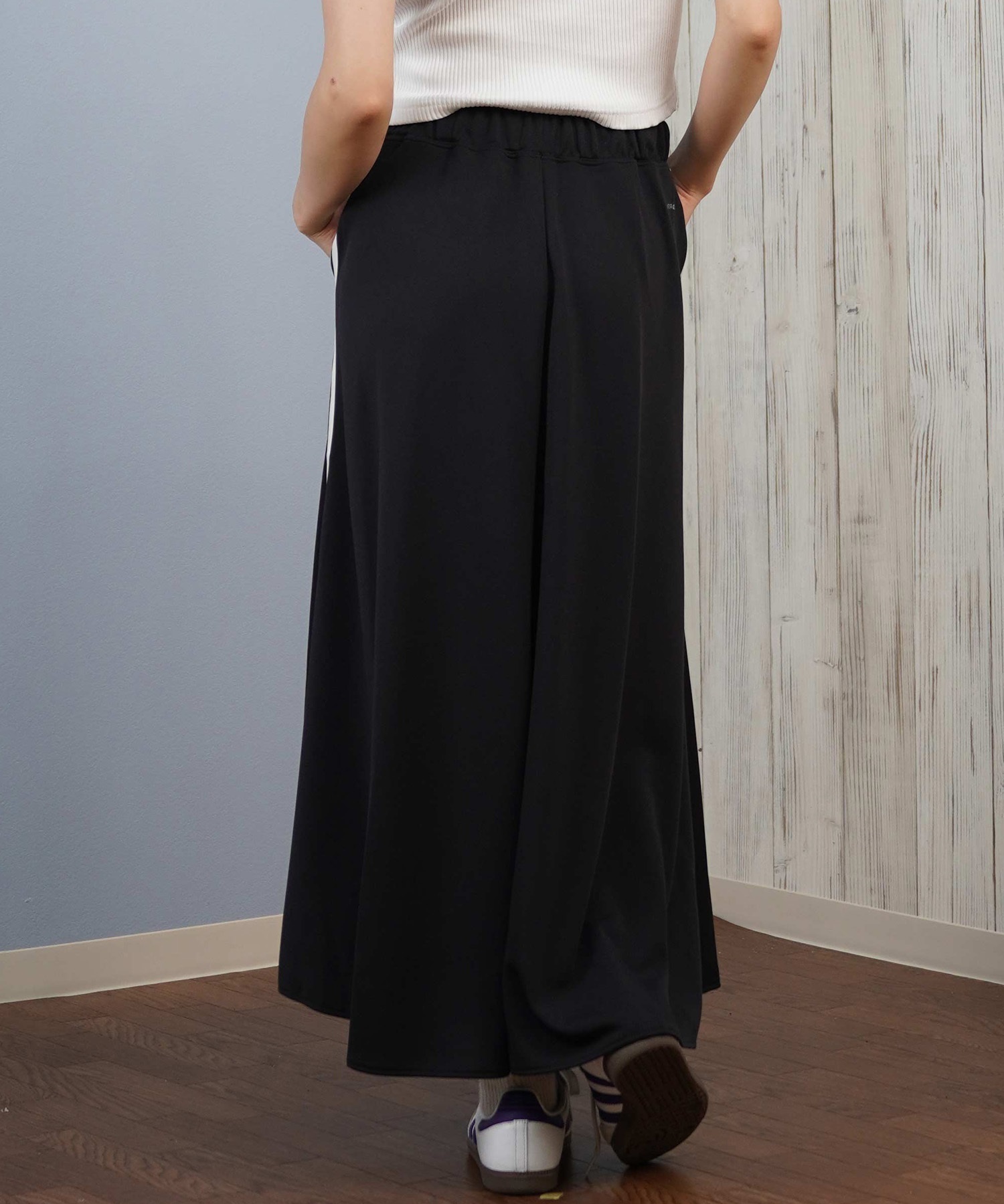 adidas アディダス スカート レディース フレアスカート 3ストライプス SH903(BE/PK-S)