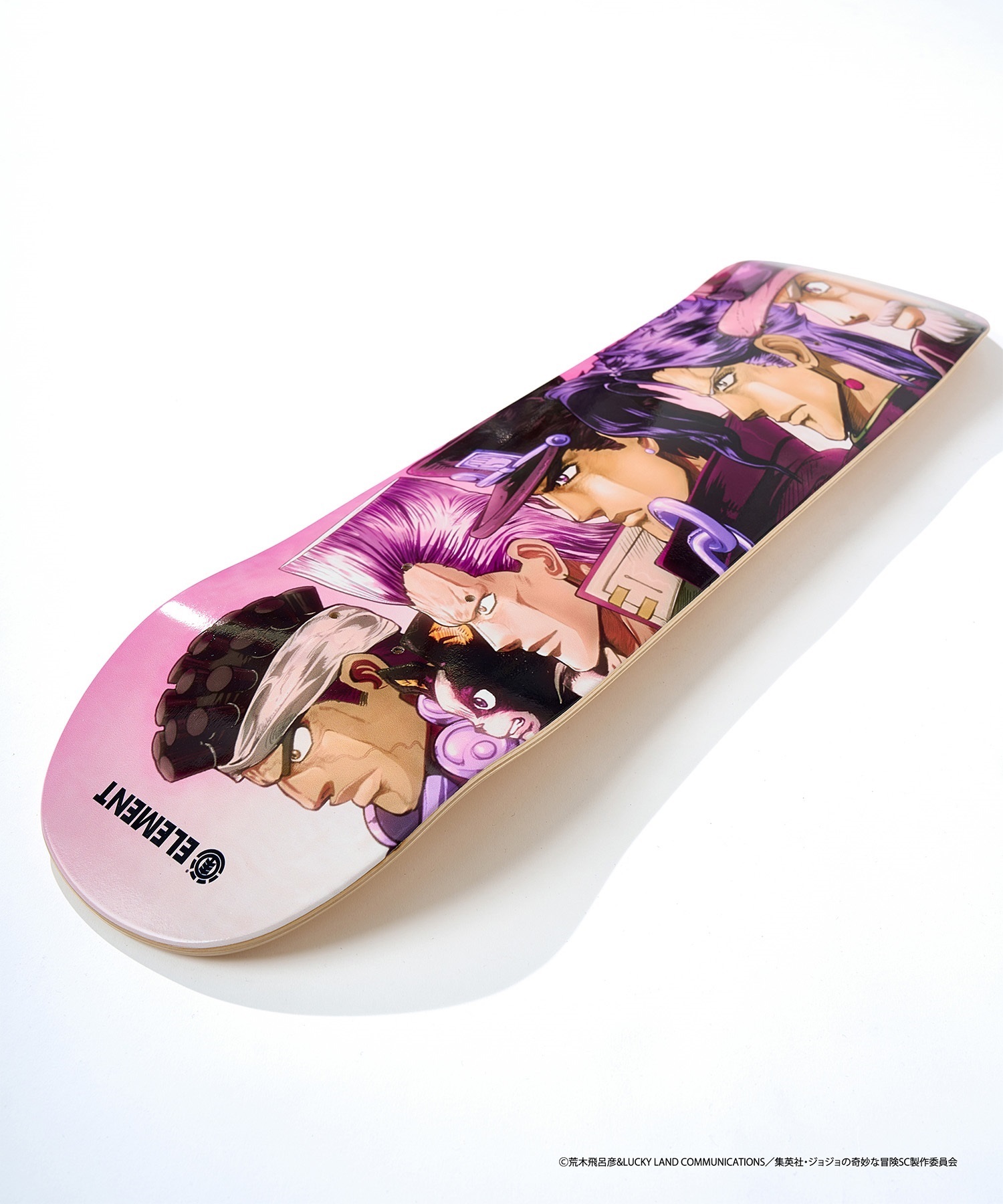 ELEMENT エレメント スケートボード デッキ JOJO コラボ 8inch STARDUST CRUSADERS A ムラサキスポーツ JOJOの奇妙な冒険(STARA-8inch)