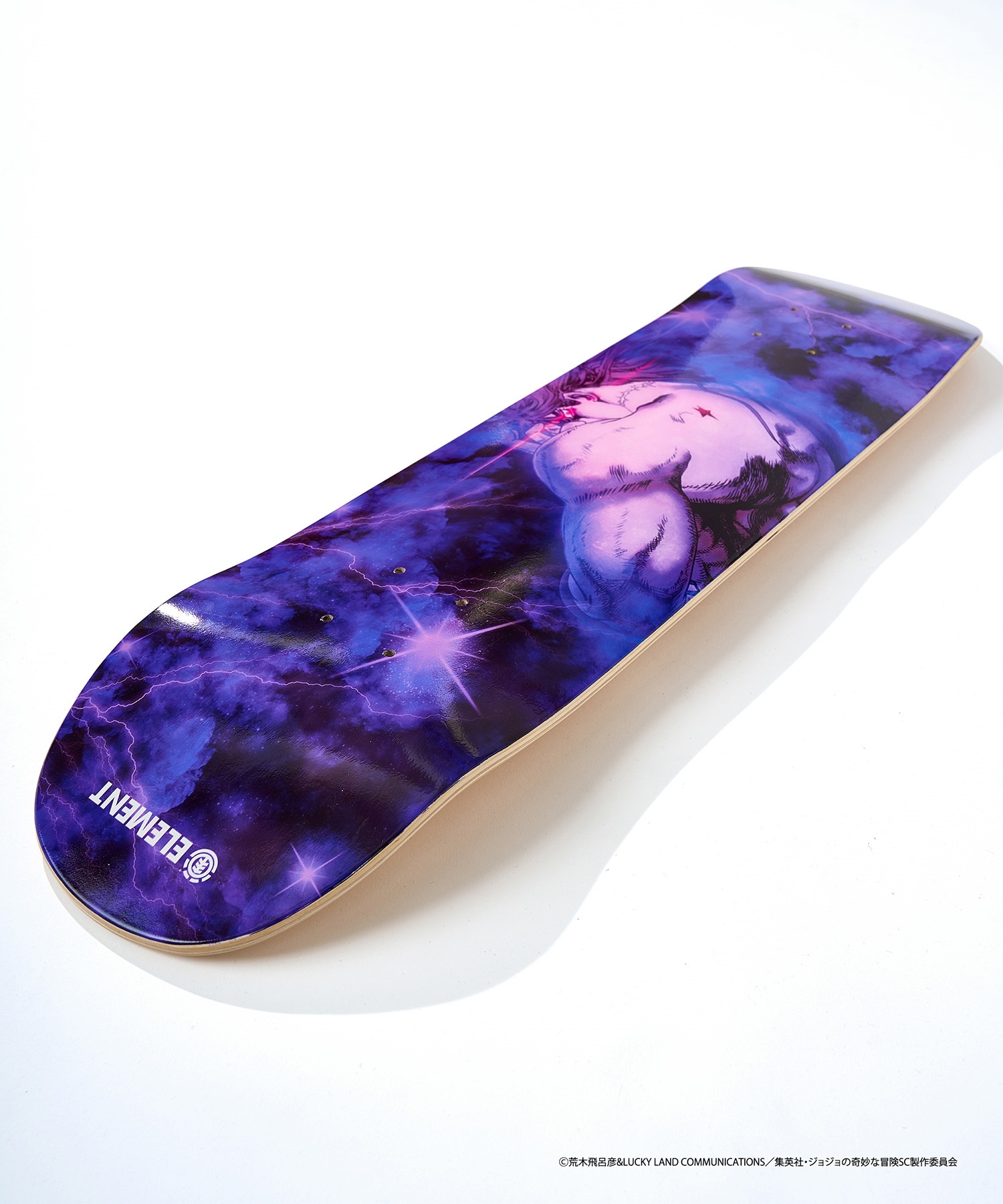 ELEMENT エレメント スケートボード デッキ JOJO コラボ 8inch DIO ムラサキスポーツ JOJOの奇妙な冒険(DIO-8inch)