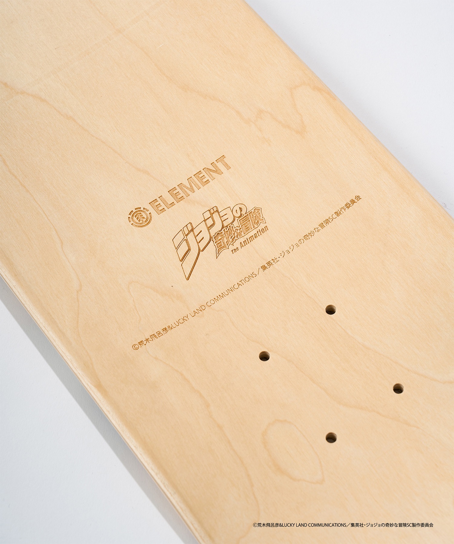 ELEMENT エレメント スケートボード デッキ JOJO コラボ 8inch POLNAREFF X SILVER CHARIOT  ムラサキスポーツ JOJOの奇妙な冒険(POLNA-8inch)