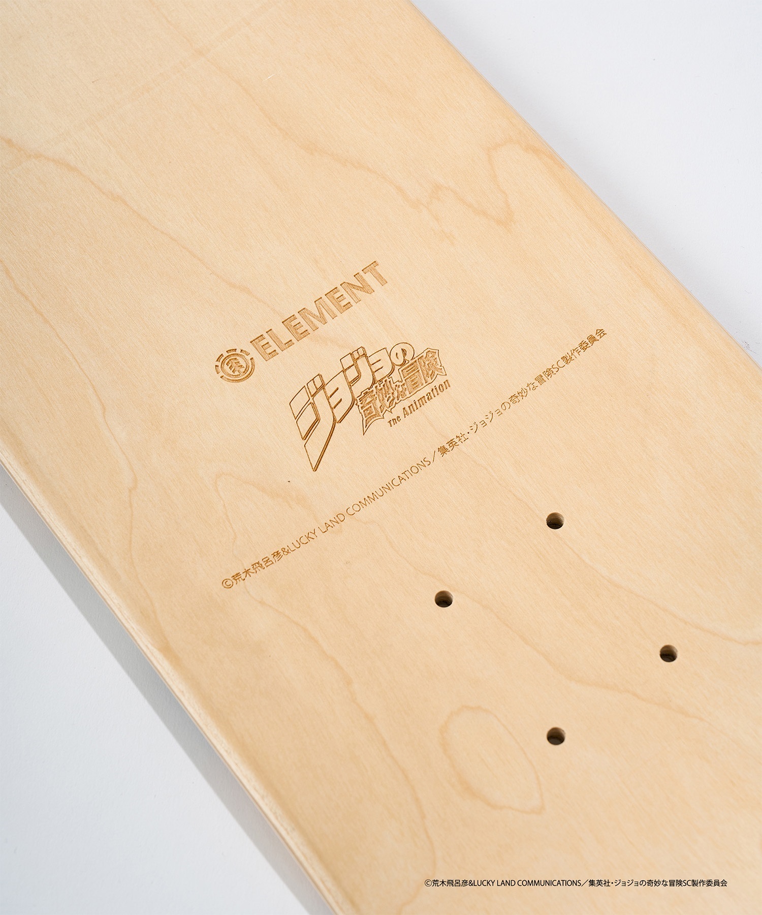 ELEMENT エレメント スケートボード デッキ JOJO コラボ 8inch KAKYOIN X HIEROPHANT GREEN ムラサキスポーツ JOJOの奇妙な冒険(KAKYO-8inch)