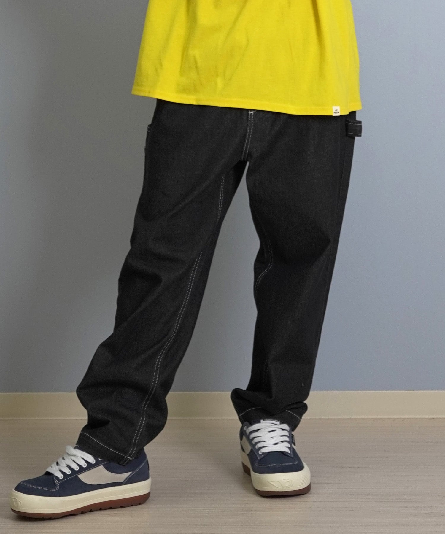 ELEMENT エレメント ロングパンツ メンズ SHOD PANTS PAINT デニムパンツ BF022-703(BDM-M)