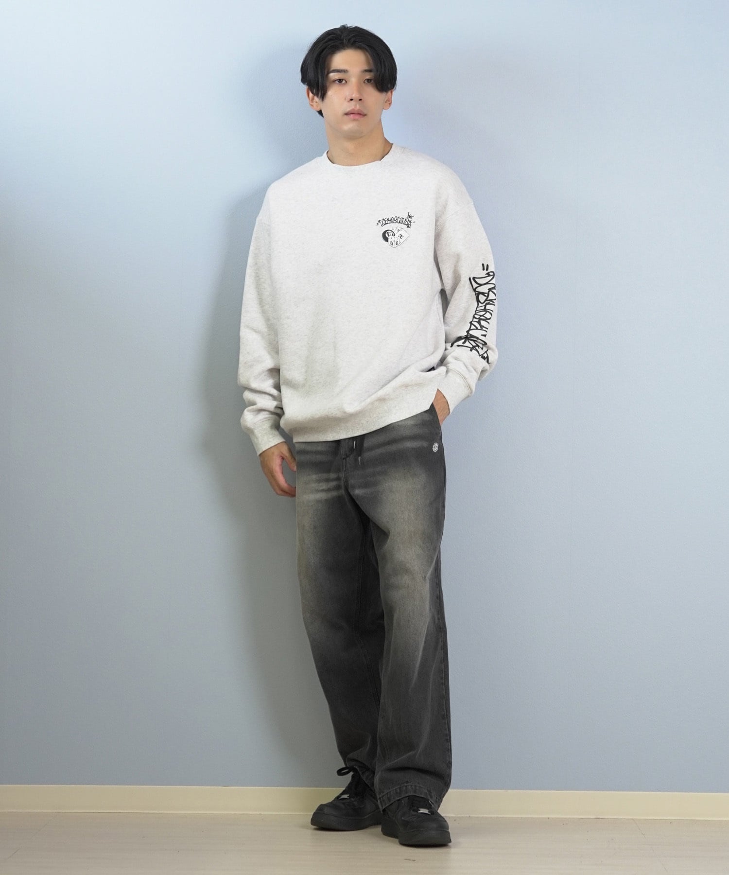 ELEMENT エレメント ロングパンツ メンズ SHOD PANTS HAMMER デニムパンツ BF022-705(BFAD-M)