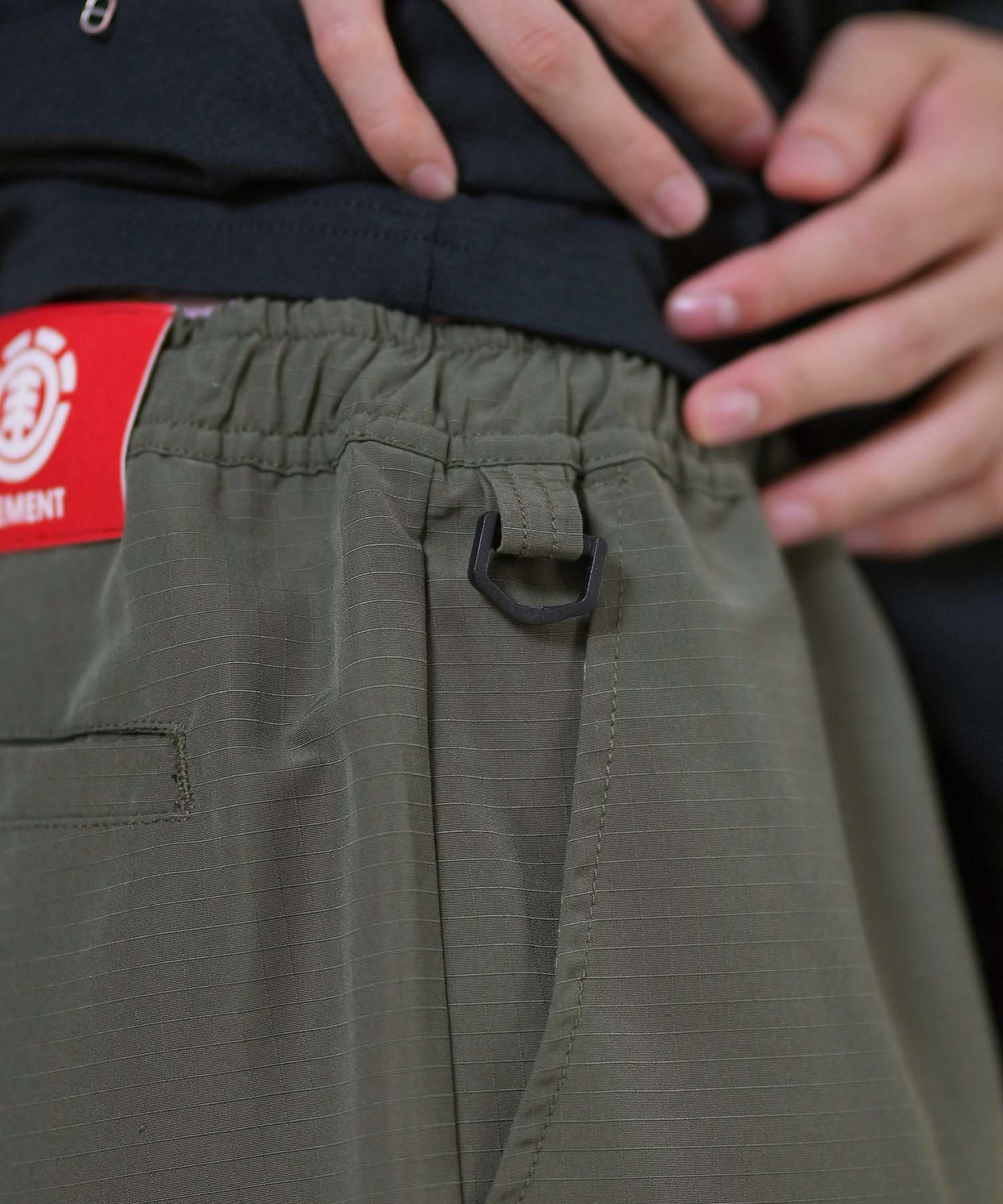 ELEMENT エレメント ロングパンツ メンズ ワイド カーゴパンツ SHOD PANTS CA05 BF022-709(FBK-M)