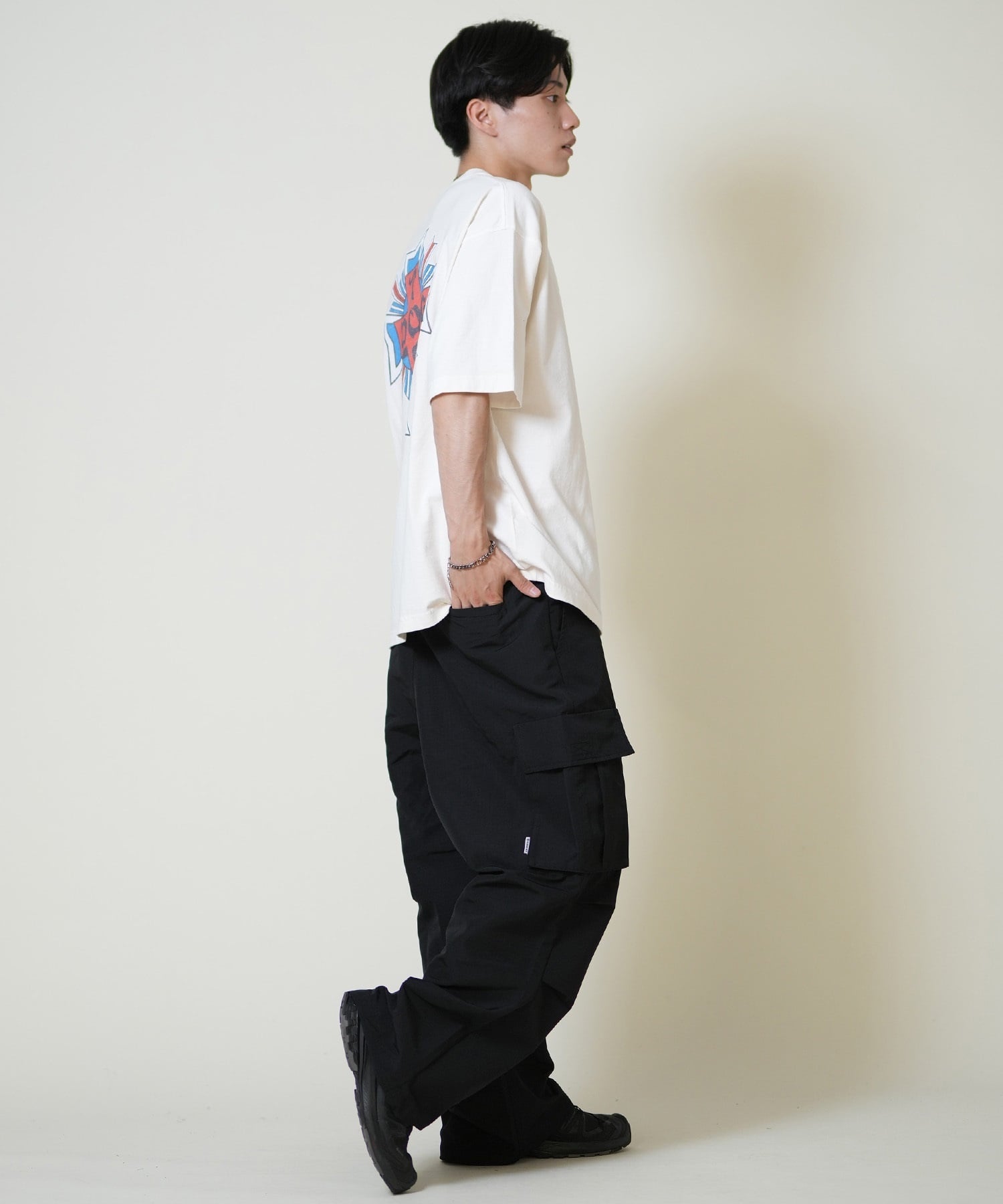 ELEMENT エレメント ロングパンツ メンズ ワイド カーゴパンツ SHOD PANTS CA05 BF022-709(FBK-M)