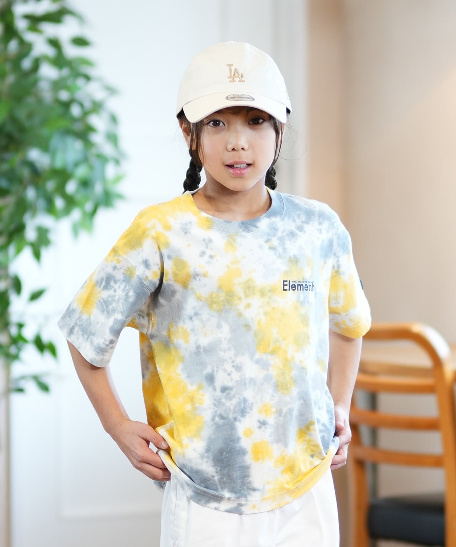 ELEMENT エレメント Tシャツ キッズ 半袖 バックプリント AGE OF SS YOUTH BF025-230(WHT-130cm)