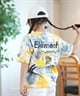 ELEMENT エレメント Tシャツ キッズ 半袖 バックプリント AGE OF SS YOUTH BF025-230(WHT-130cm)