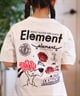 ELEMENT エレメント Tシャツ キッズ 半袖 バックプリント AGE OF SS YOUTH BF025-230(WHT-130cm)
