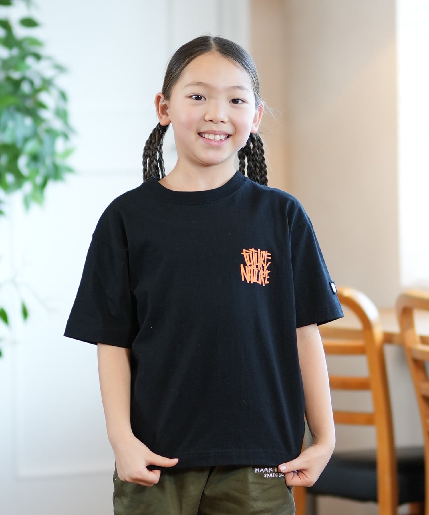 ELEMENT エレメント Tシャツ キッズ 半袖 バックプリント LAYER TAGGING SS YOUTH BF025-232(WHT-130cm)