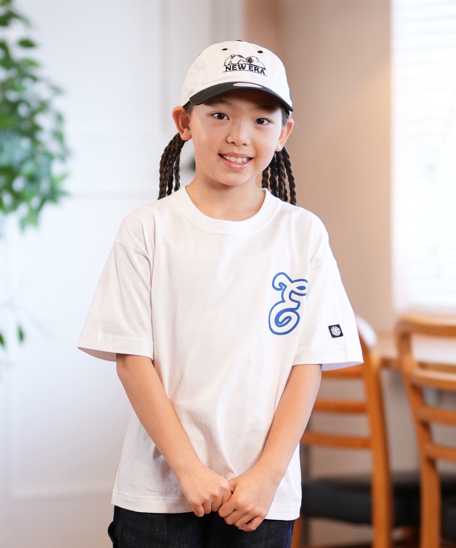 ELEMENT エレメント 半袖 Tシャツ キッズ バックプリント TEAM SS YOUTH BF025-238(BLU-130cm)