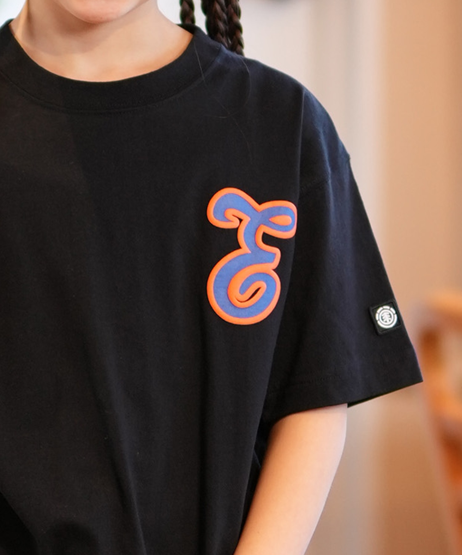 ELEMENT エレメント 半袖 Tシャツ キッズ バックプリント TEAM SS YOUTH BF025-238(BLU-130cm)