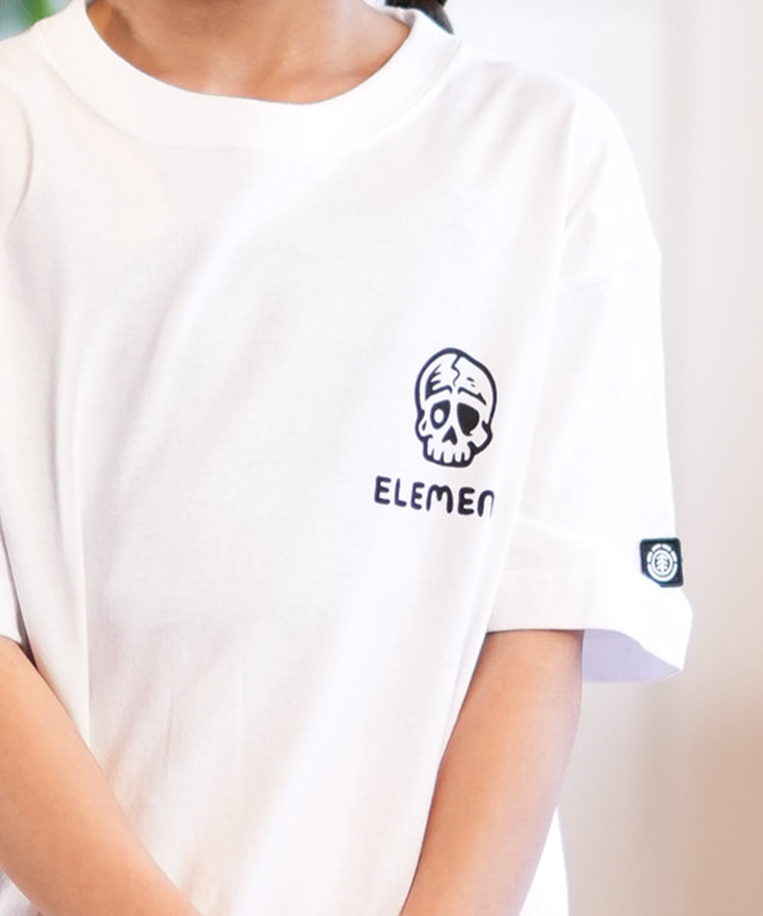 ELEMENT エレメント 半袖 Tシャツ キッズ バックプリント TIMBER 3 SS YOUTH BF025-241(FBK-130cm)