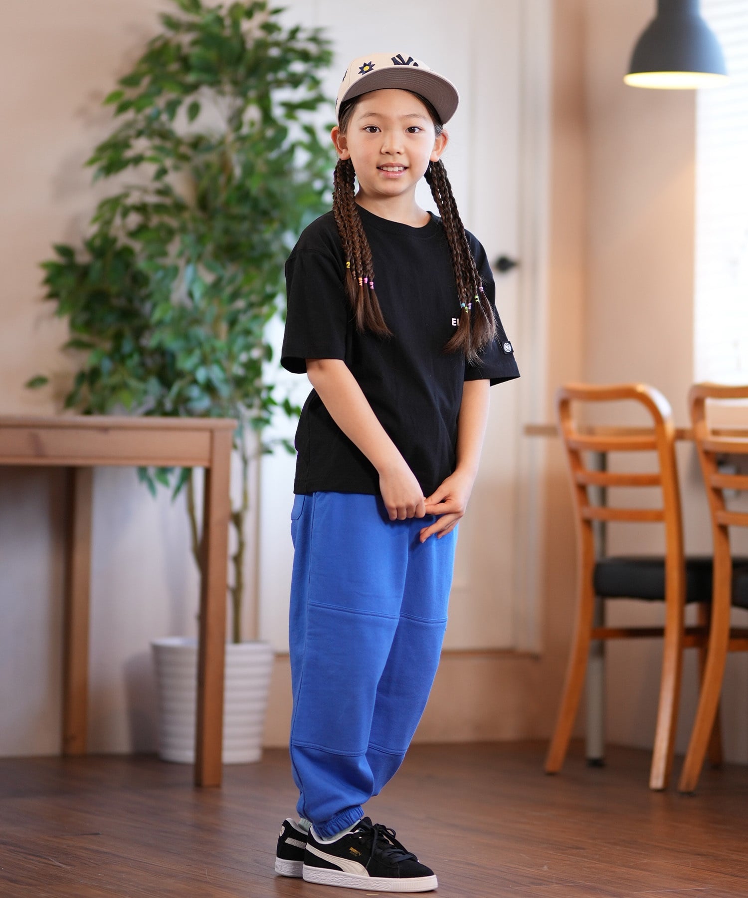 ELEMENT エレメント 半袖 Tシャツ キッズ バックプリント TIMBER 3 SS YOUTH BF025-241(FBK-130cm)