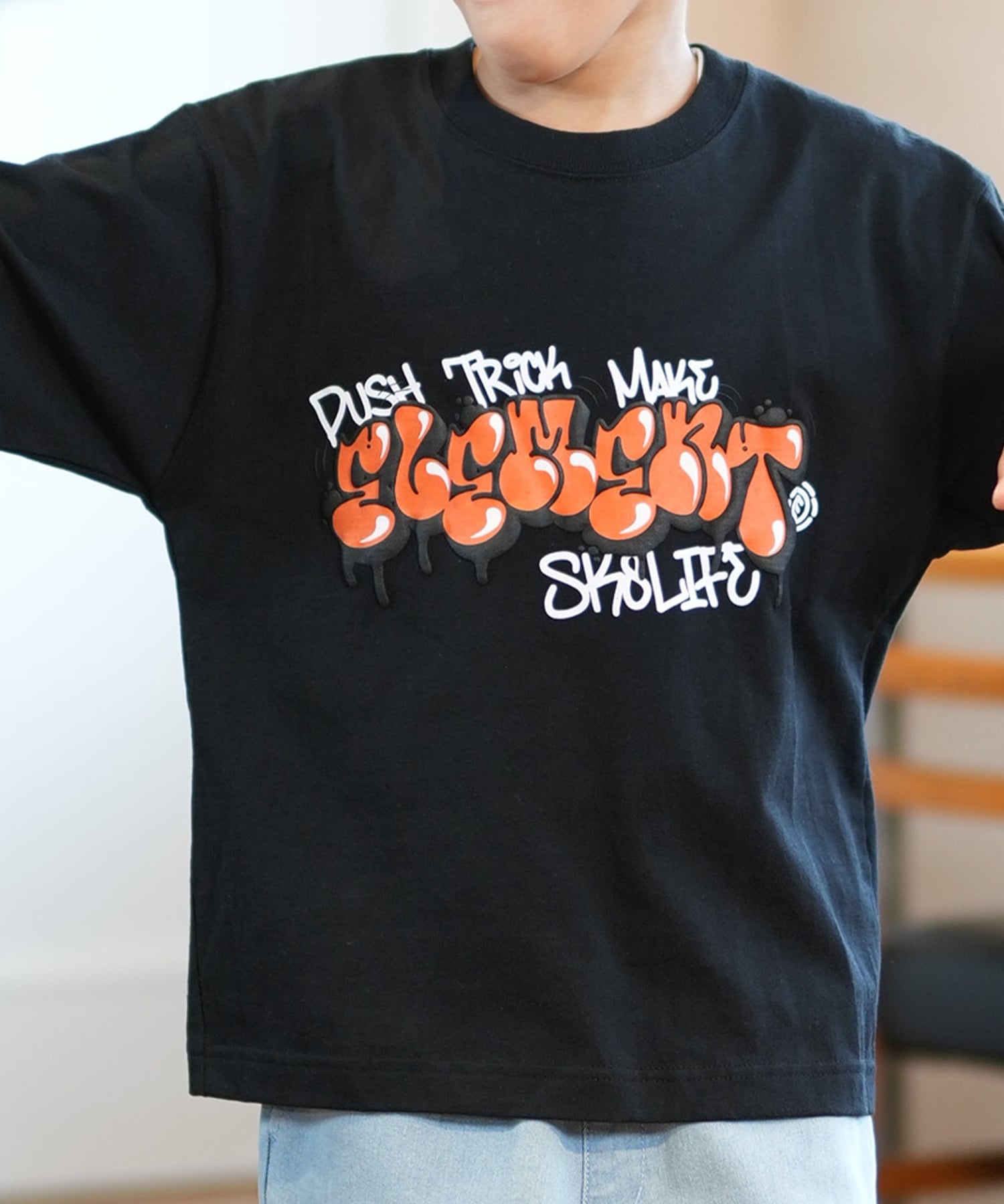 ELEMENT エレメント 半袖 Tシャツ キッズ プリント TAGGING SS YOUTH BF025-243(CHA-130cm)