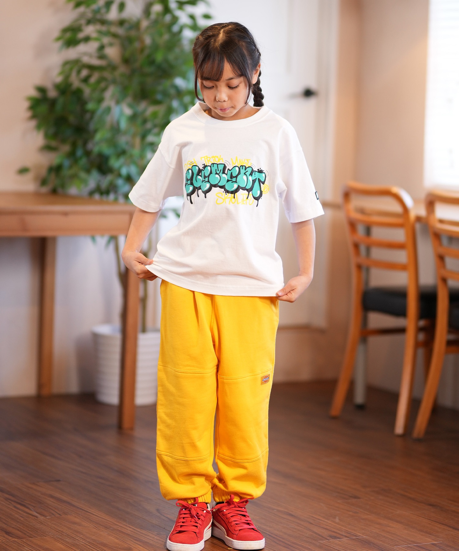 ELEMENT エレメント 半袖 Tシャツ キッズ プリント TAGGING SS YOUTH BF025-243(CHA-130cm)