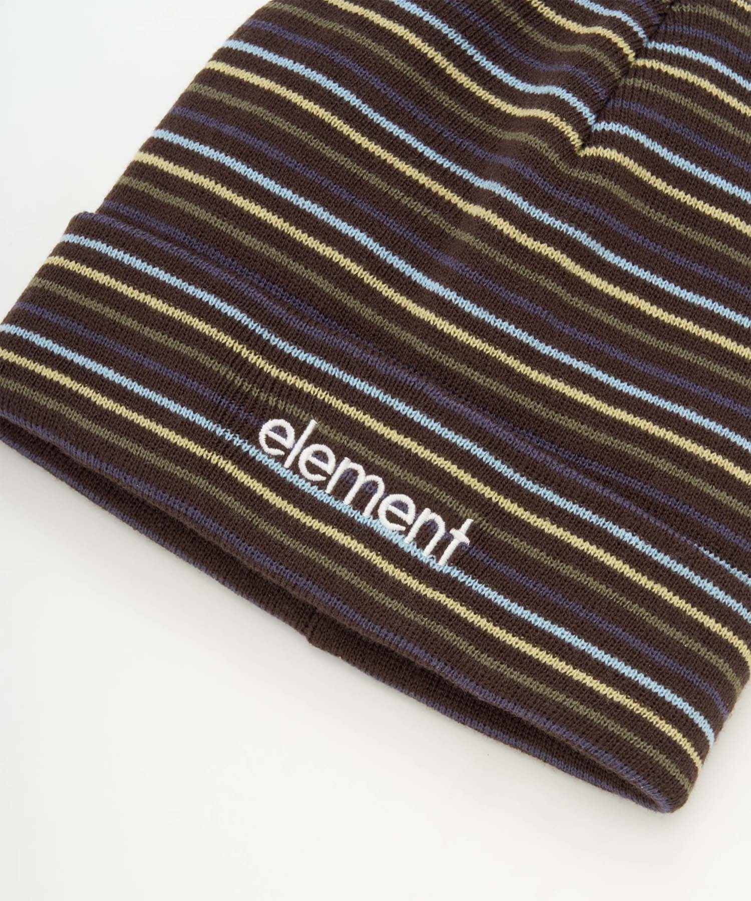 ELEMENT エレメント ニット帽 ビーニー ニットキャップ ボーダー MID LOWCASE BEANIE S BF022-980(CTF0-FREE)