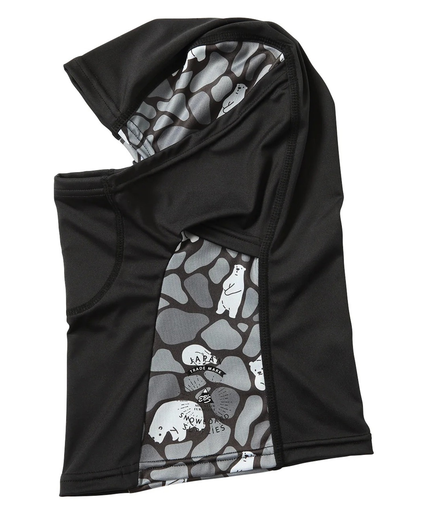 eb's エビス RANGER MASK スノーボード フェイスマスク バラクラバ ユニセックス ムラサキスポーツ 25-26モデル MM H14 【2526】(BLACK-ONE)