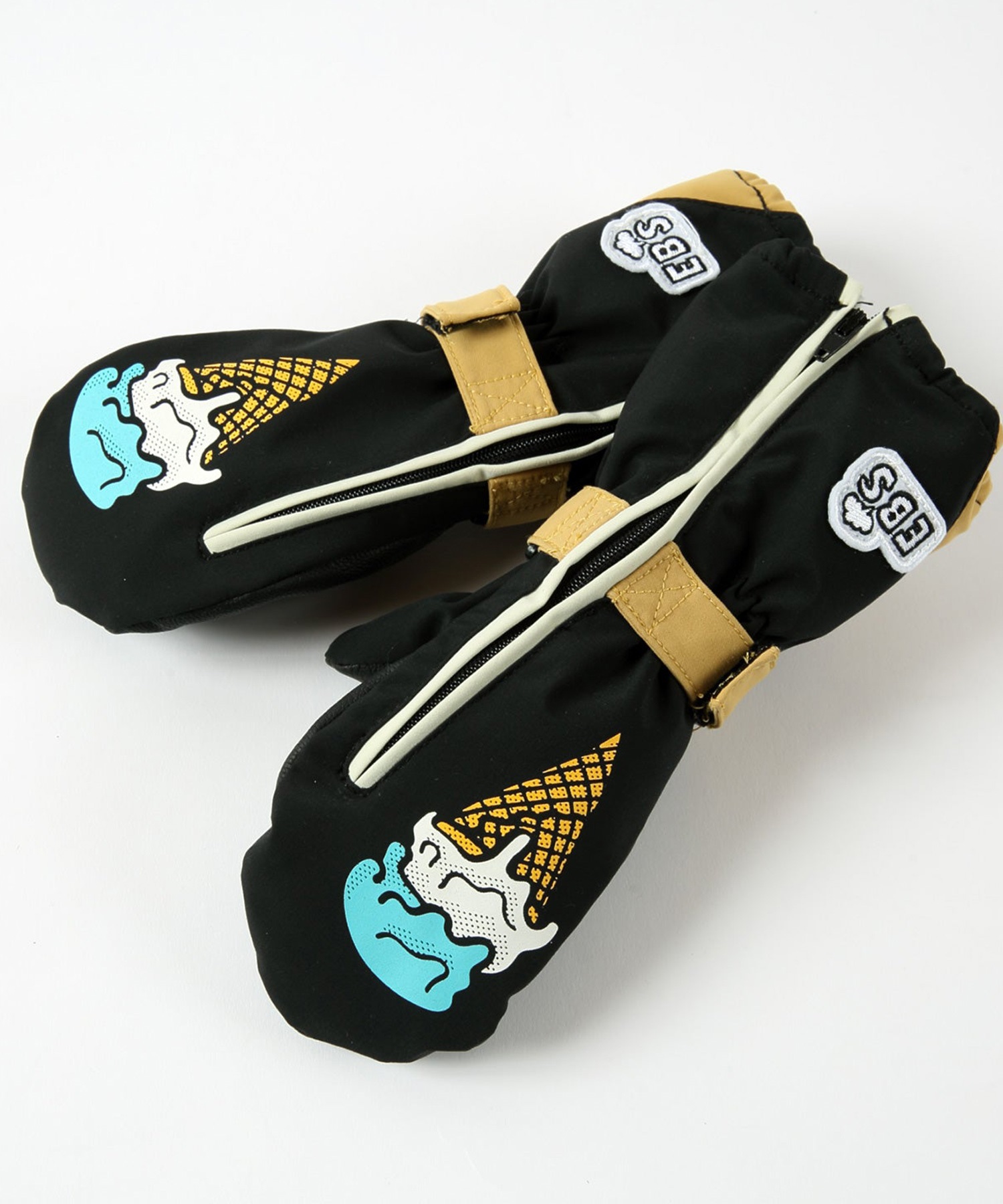 eb's エビス CHILD MITT スノーボード グローブ キッズ ムラサキスポーツ 25-26モデル MM G11 【2526】(ICECR-110)