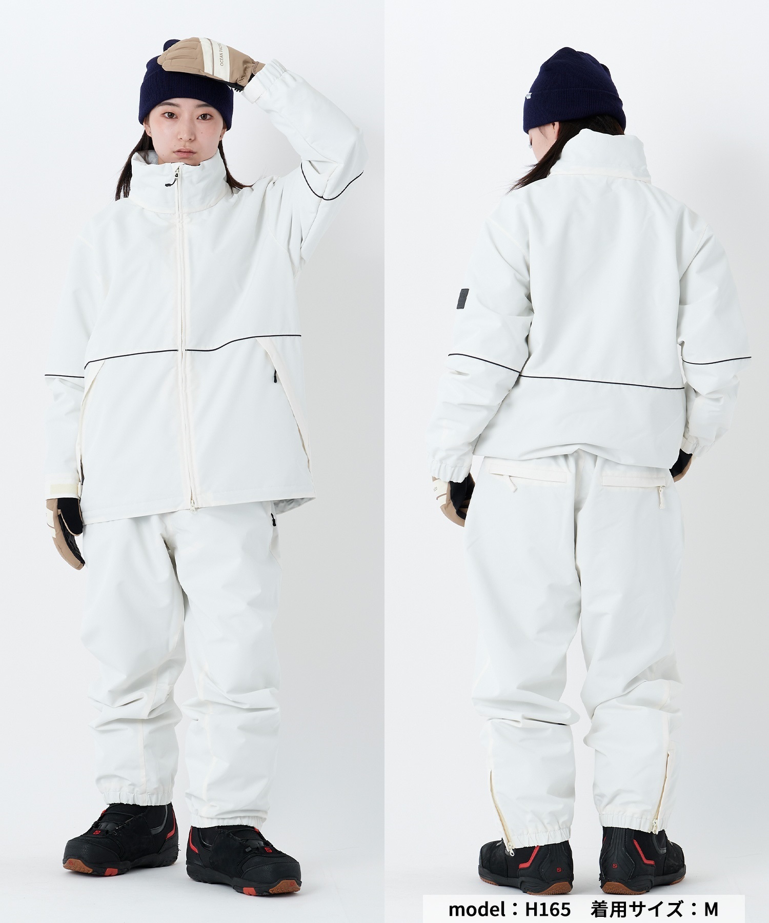 OP オーシャンパシフィック パイピングドジャケット 545301 スノーボード ジャケット レディース ムラサキスポーツ 25-26モデル MM D18 【2526】(WTP-S)