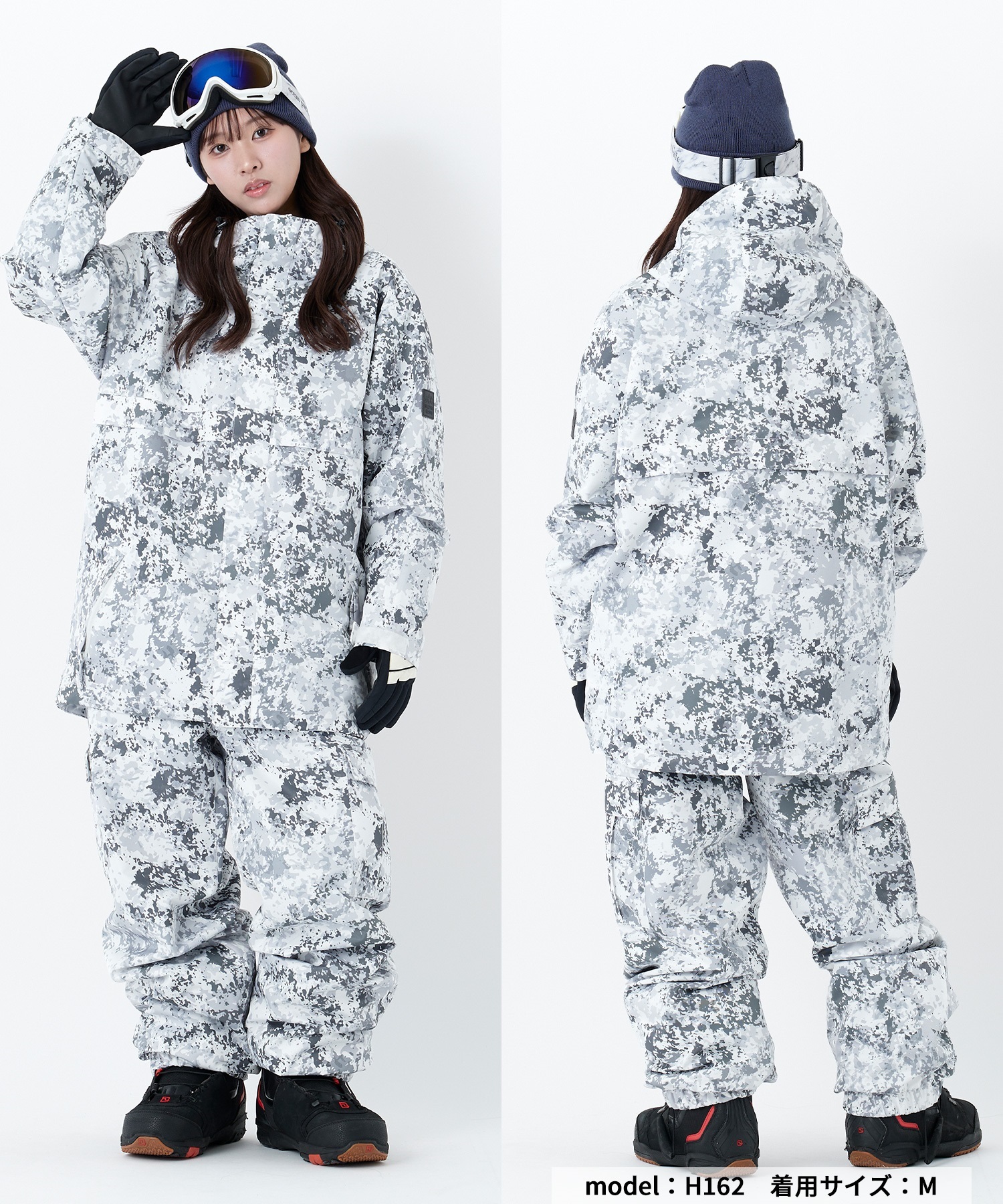 OP オーシャンパシフィック ワークスタイルカーゴパンツ 545705 スノーボード パンツ レディース ムラサキスポーツ 25-26モデル MM D18 【2526】(BK-S)