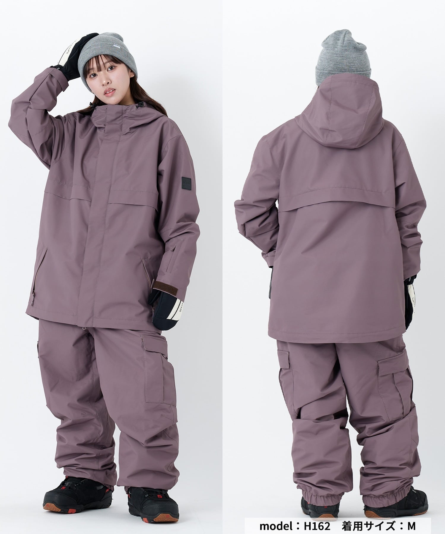 OP オーシャンパシフィック ワークスタイルカーゴパンツ 545705 スノーボード パンツ レディース ムラサキスポーツ 25-26モデル MM D18 【2526】(BK-S)