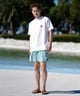 QUIKSILVER クイックシルバー ラッシュガード メンズ 半袖 Tシャツ バックプリント 水陸両用 UVカット QLY251019(WHT-M)