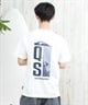 QUIKSILVER クイックシルバー ラッシュガード メンズ 半袖 Tシャツ バックプリント 水陸両用 UVカット QLY251623M ムラサキスポーツ限定(WHT-M)