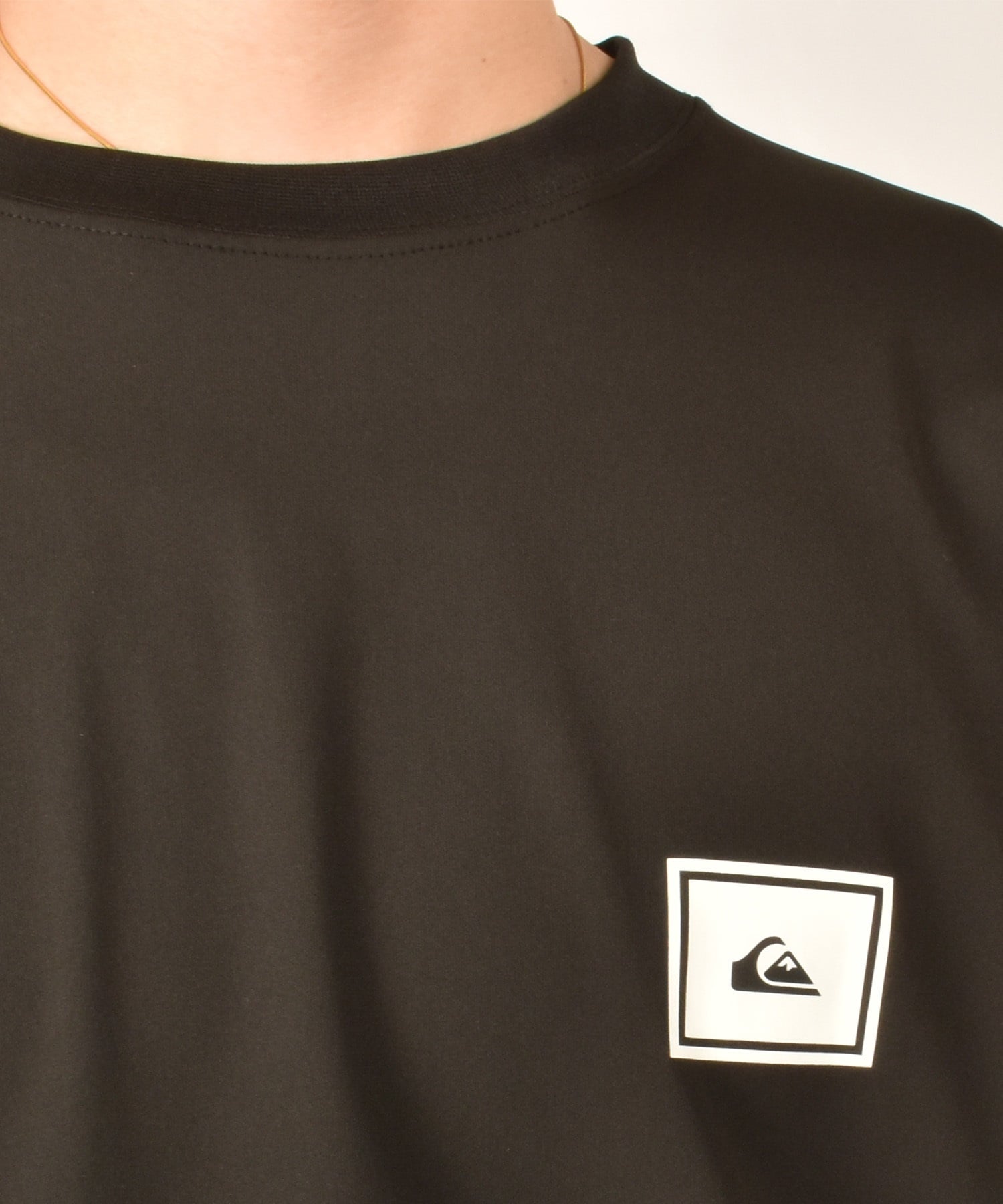 QUIKSILVER クイックシルバー ラッシュガード メンズ 長袖 Tシャツ ロンT バックプリント水陸両用 UVカット QLY251627M ムラサキスポーツ限定(WHT-M)