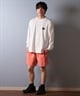 QUIKSILVER クイックシルバー ラッシュガード メンズ 長袖 Tシャツ ロンT バックプリント水陸両用 UVカット QLY251627M ムラサキスポーツ限定(WHT-M)