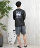 QUIKSILVER クイックシルバー ラッシュガード メンズ 長袖 Tシャツ ロンT バックプリント 水陸両用 UVカット QLY251628M ムラサキスポーツ限定(WHT1-M)