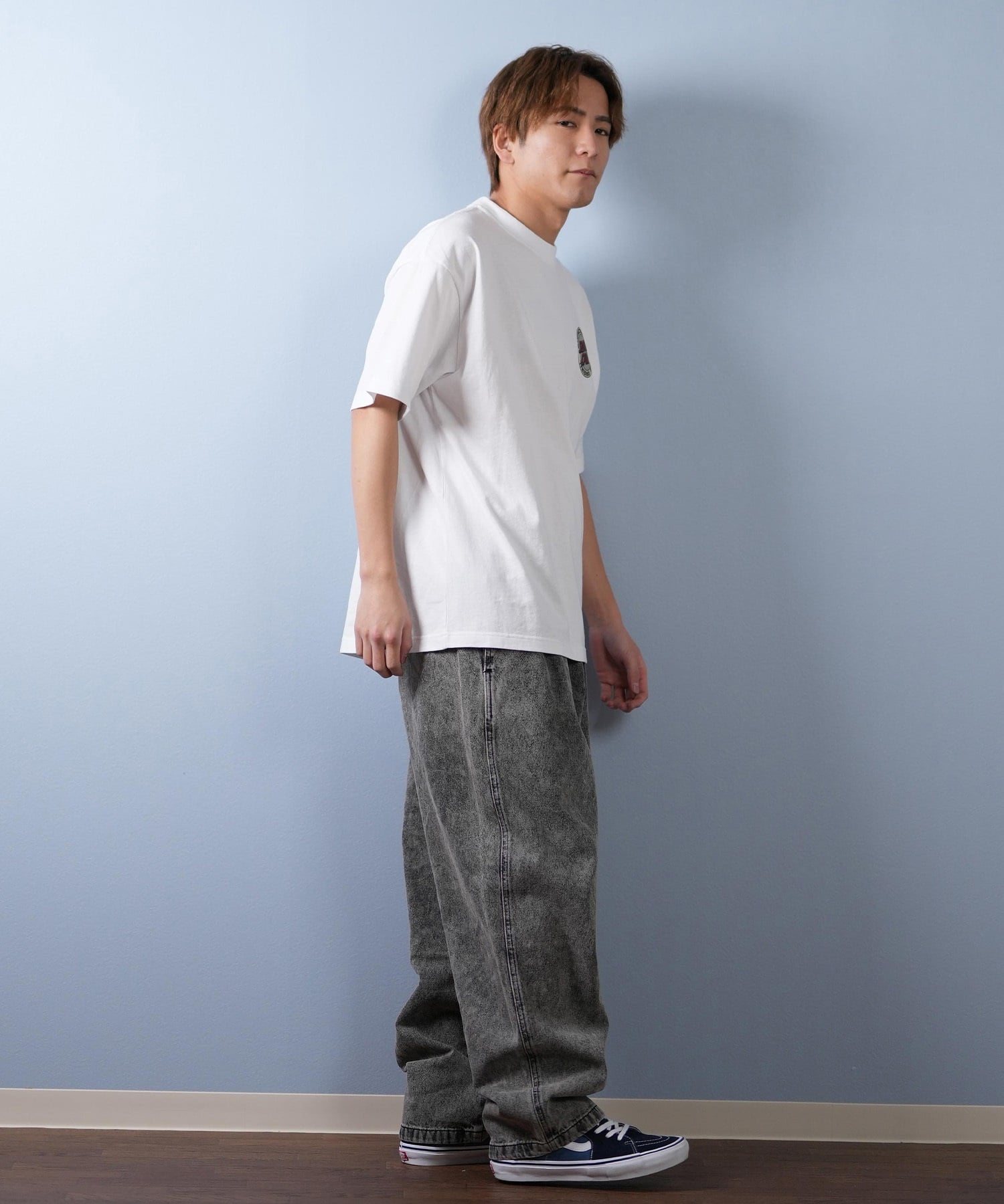 SANTACRUZ サンタクルーズ 半袖 Tシャツ メンズ バックプリント ロゴ スクリーミングハンド 502252402 ムラサキスポーツ限定(WHITE-M)