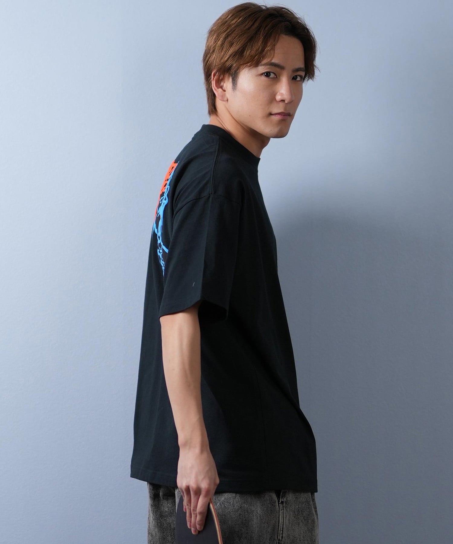 SANTACRUZ サンタクルーズ 半袖 Tシャツ メンズ バックプリント ロゴ スクリーミングハンド 502252403 ムラサキスポーツ限定(WHITE-M)