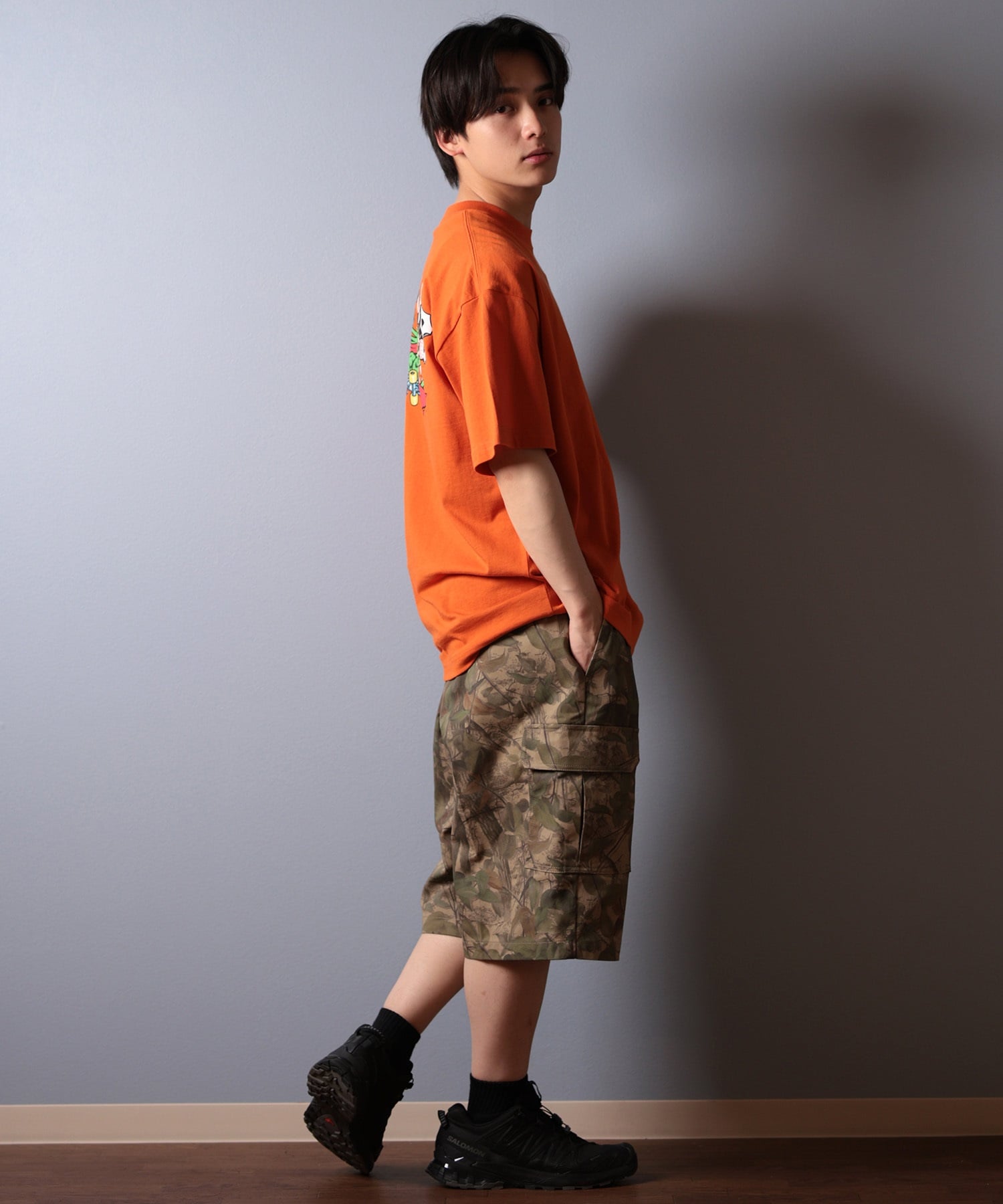 SANTACRUZ サンタクルーズ 半袖 Tシャツ メンズ バックプリント SLASHER 502252404 ムラサキスポーツ限定(WHITE-M)