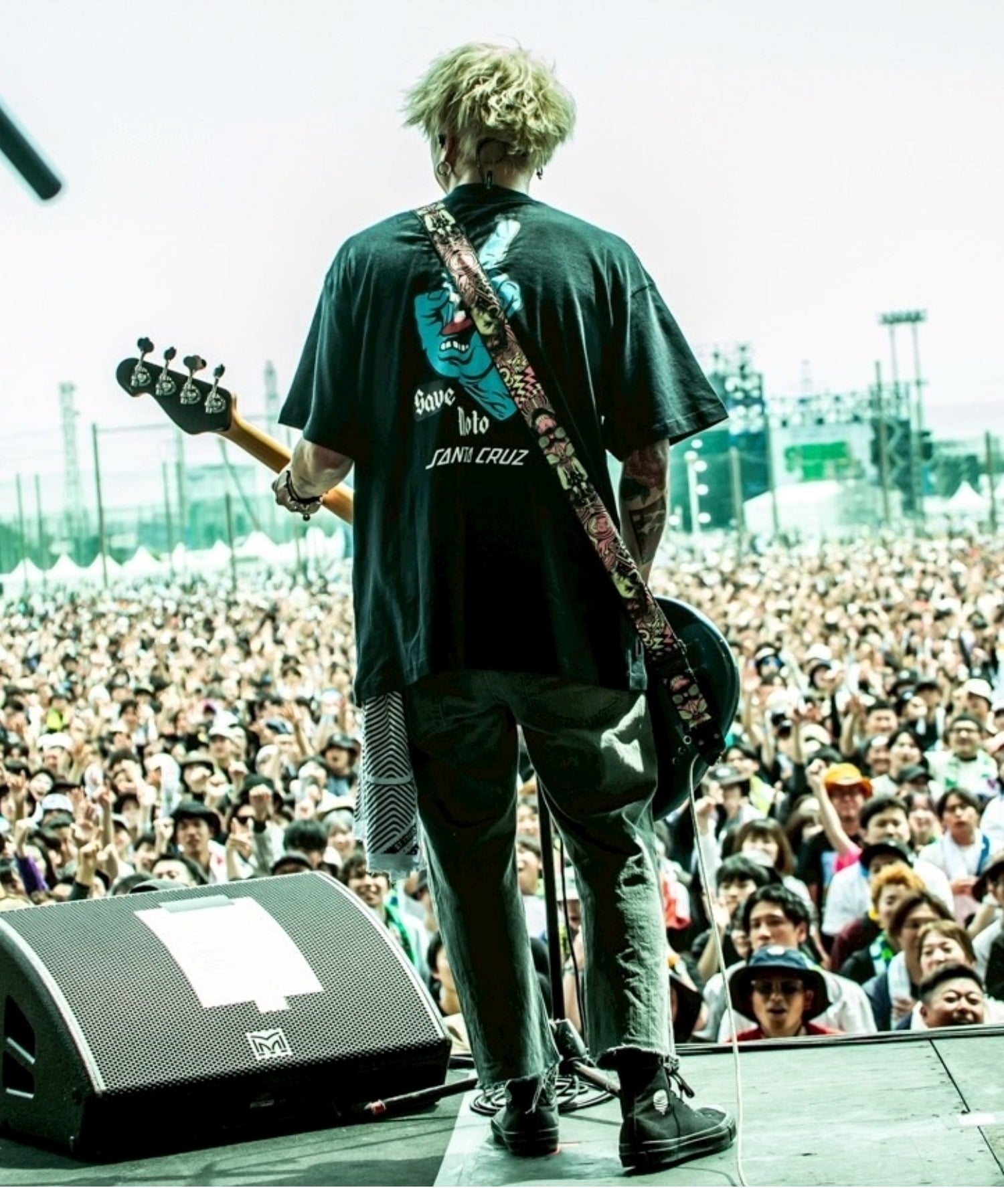 SANTA CRUZ サンタクルーズ 半袖 Tシャツ メンズ バックプリント PEACE FOR NOTO SS TEE 502253413 ムラサキスポーツ限定(WHITE-S)