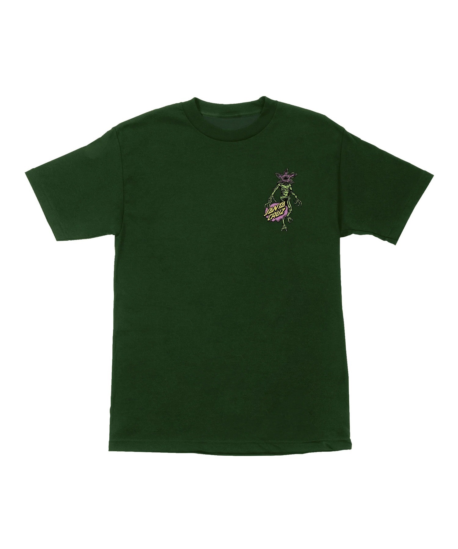 【11月10日発売】SANTA CRUZ サンタクルーズ × STRANGER THINGS 半袖 Tシャツ メンズ ST S S-T DEMOGORGON DOT 510255401(BLK-M)