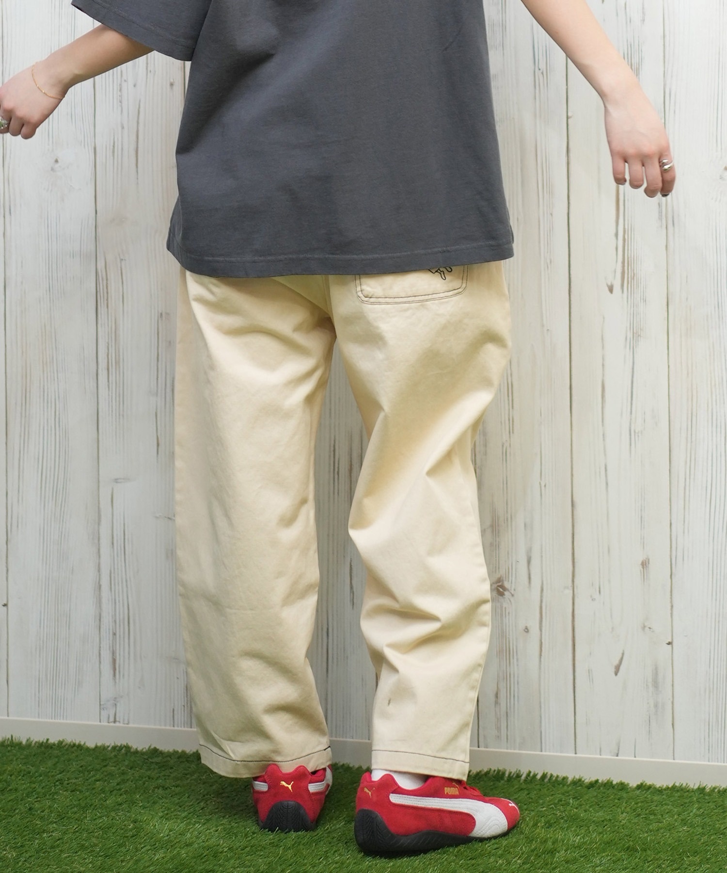 SANTACRUZ サンタクルーズ ロングパンツ レディース デニム イージーパンツ 502251531 ムラサキスポーツ限定(BKDSW-M)