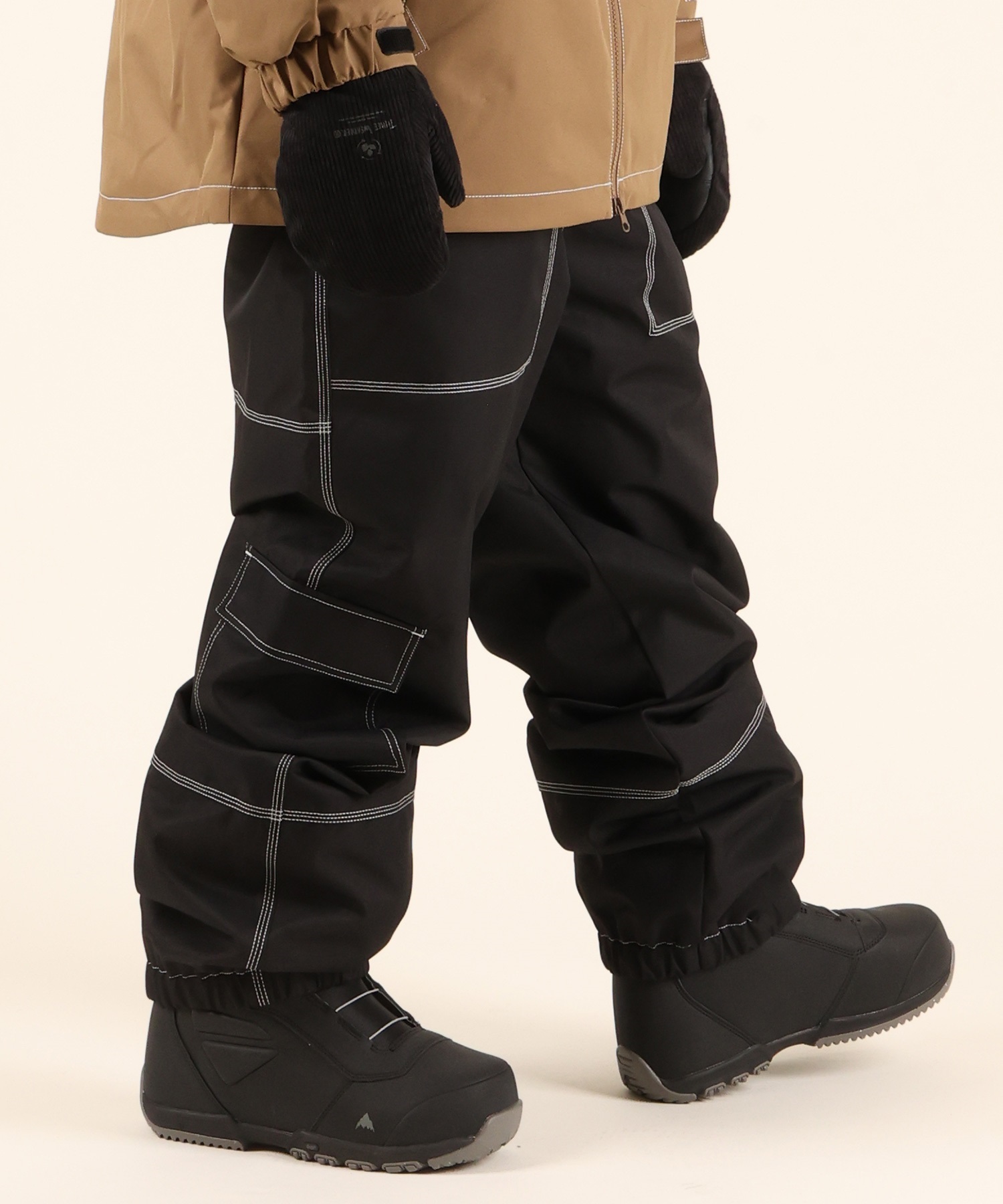 THREE WEATHER スリーウェザー SNOW PANTS パンツ スノーボード ウェア ユニセックス ムラサキスポーツ 25-26モデル MM J12 【2526】(BLK-XS)