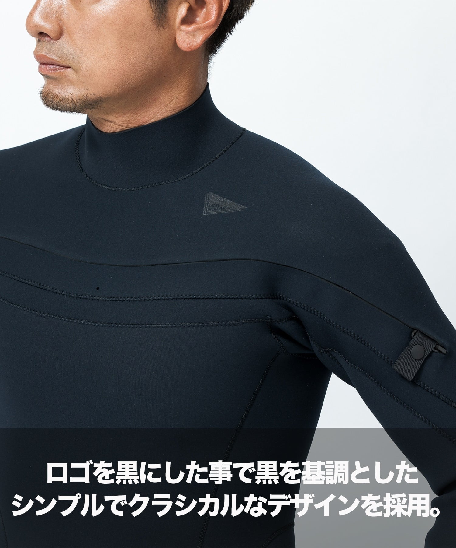 THREE WEATHER スリーウェザー チェストジップ  FULL LCZ-25SS ウェットスーツ フルスーツ メンズ(BLK-M)