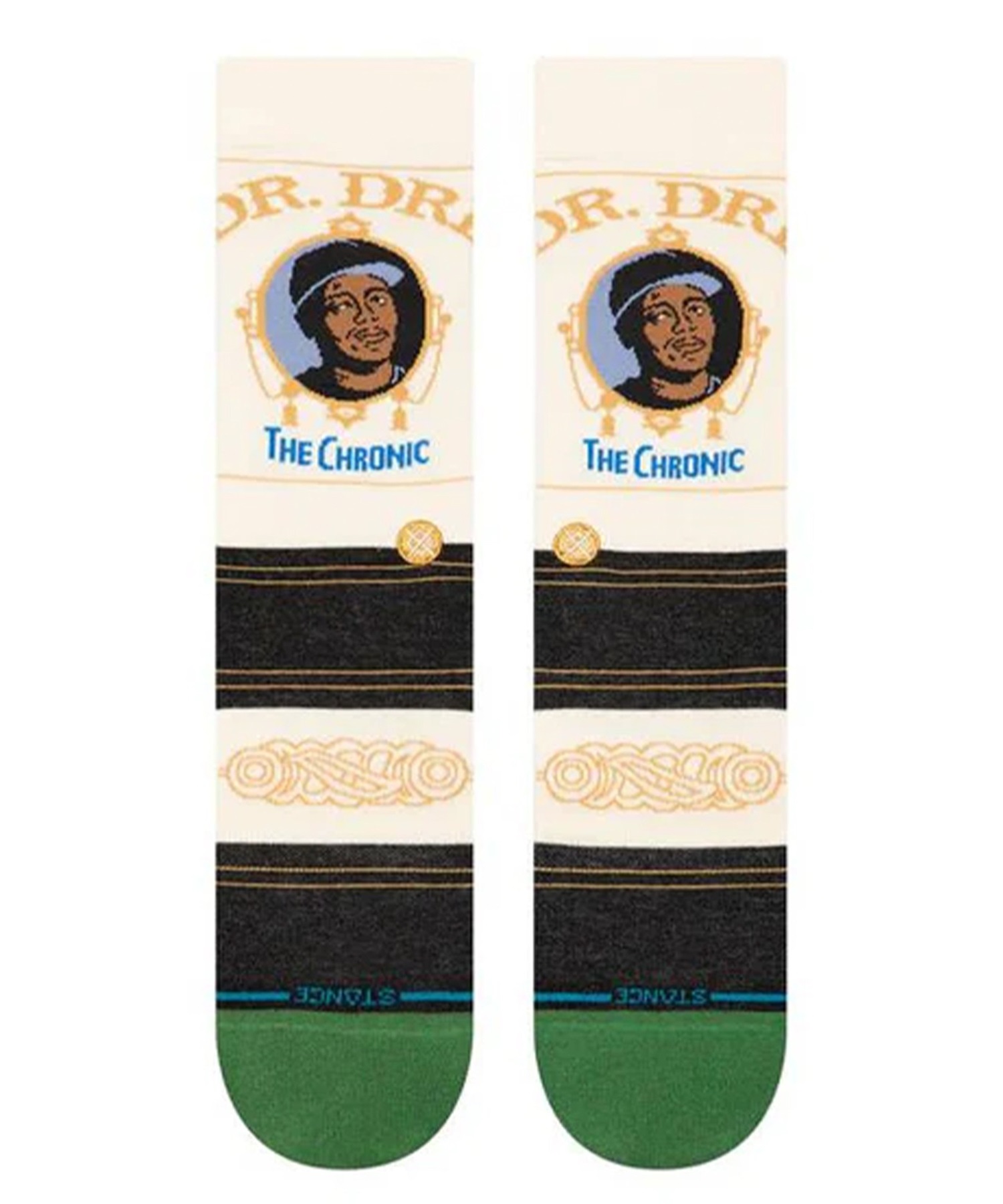 STANCE スタンス ソックス THE CHRONIC CREW Dr. Dre ドクタードレー コラボレーションモデル A545A25THE(BLACK-M)