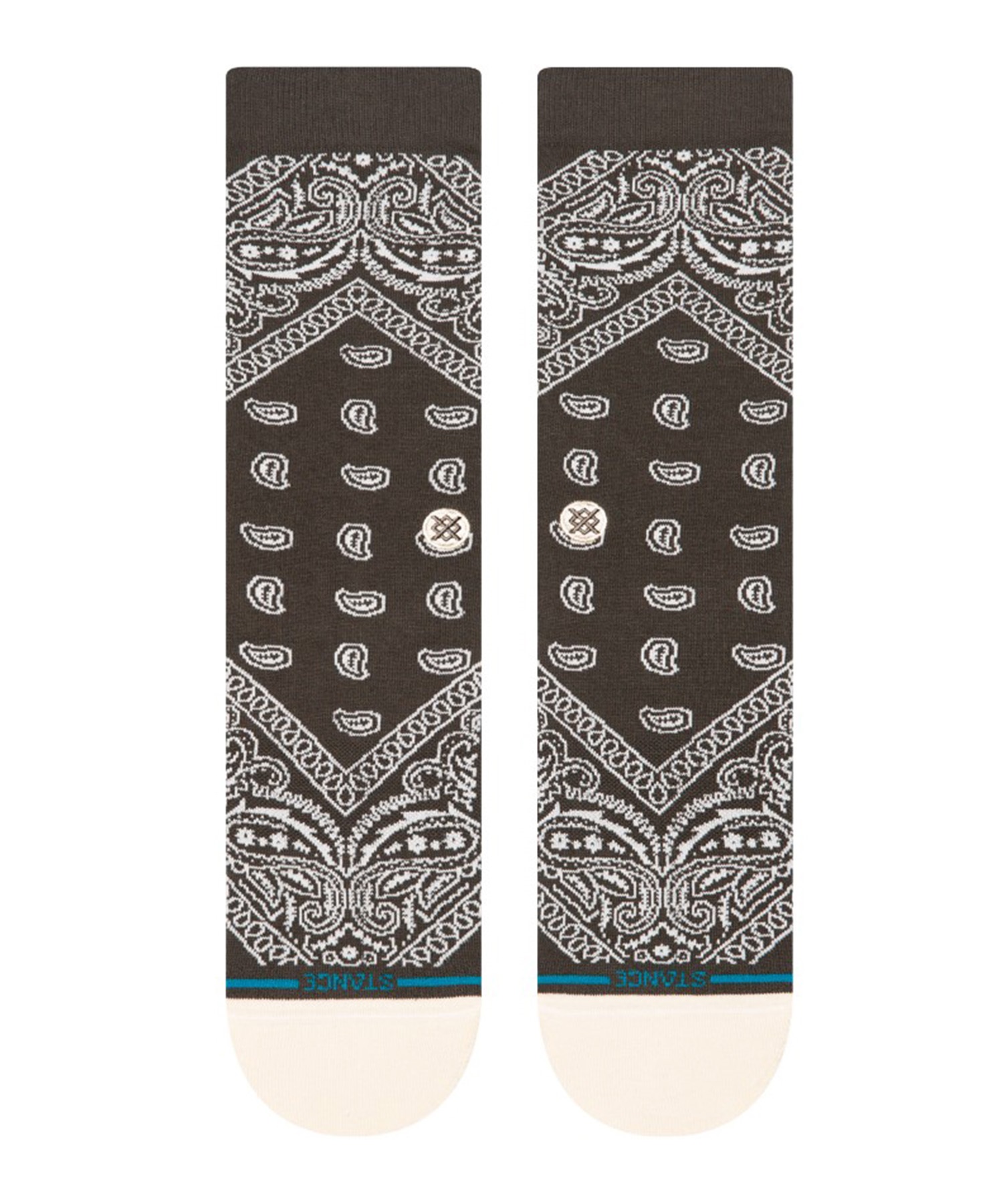 STANCE スタンス ソックス 靴下 ペイズリー柄 BARRIO CREW A545C24BAR#WSB(WSBK-L)