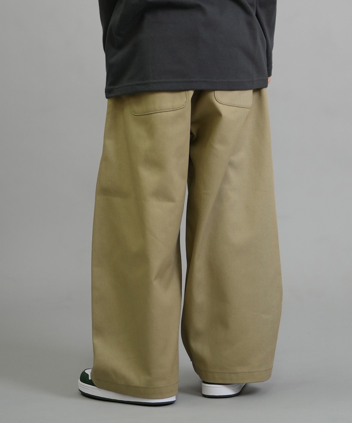 Dickies ディッキーズ ロングパンツ キッズ ジュニア ロンパン イージーバルーンパンツ 253K40M201 ムラサキスポーツ限定(BK-130cm)