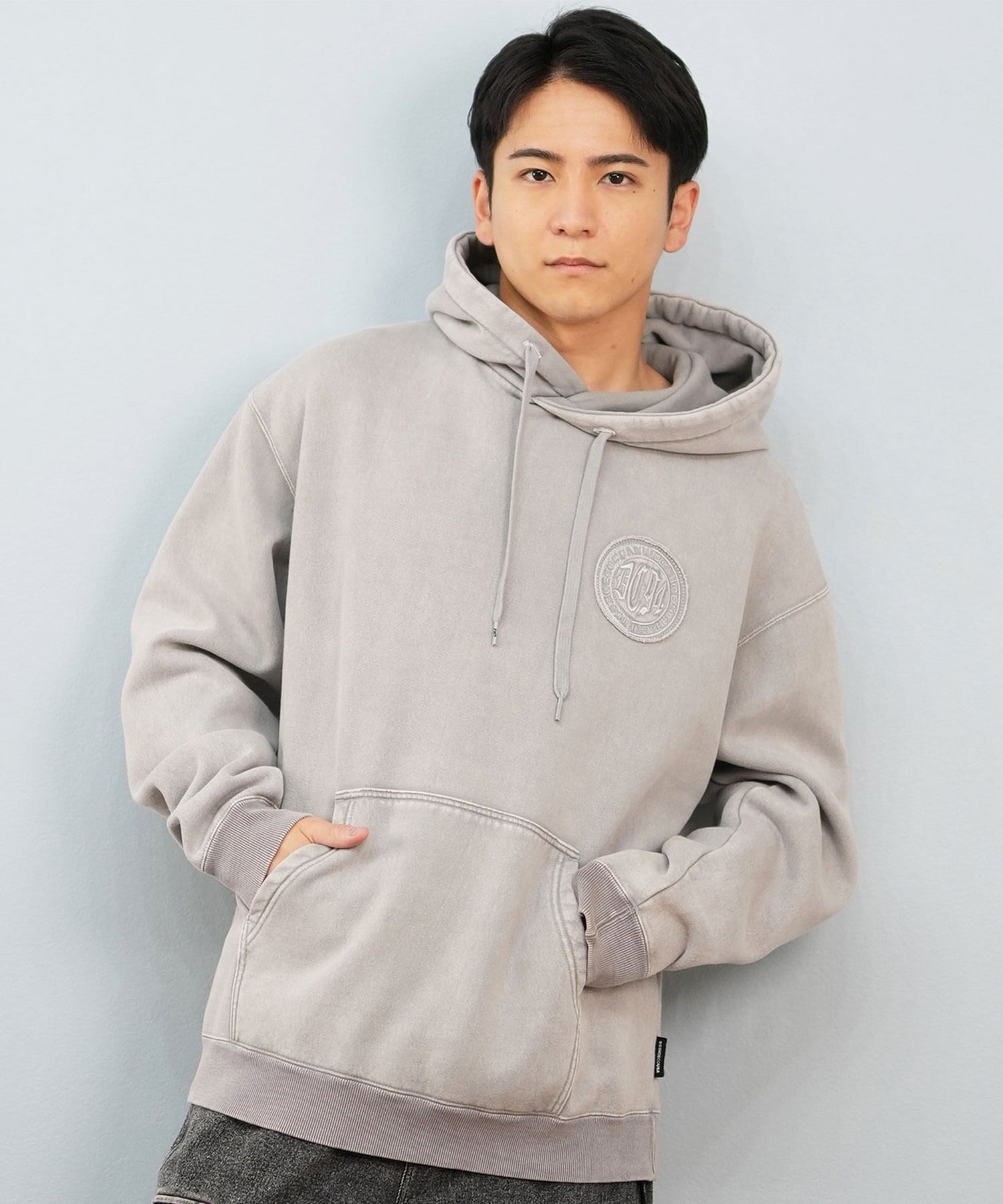 DC ディーシー プルオーバー パーカー メンズ バックプリント 25 HIDDEN PH パーカー DPO254038(BKB-M)