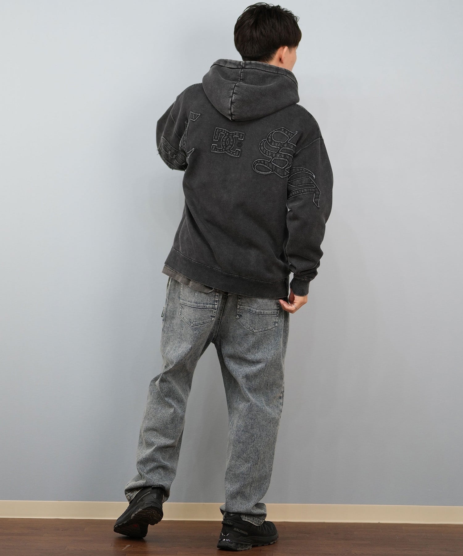 DC ディーシー ジップアップ パーカー メンズ 25 HIDDEN ZH パーカー DZP254037(BKB-M)