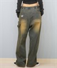 DC ディーシー ロングパンツ レディース デニム パンツ Gパン ワイドペインターパンツ LPT254303(BDB-M)