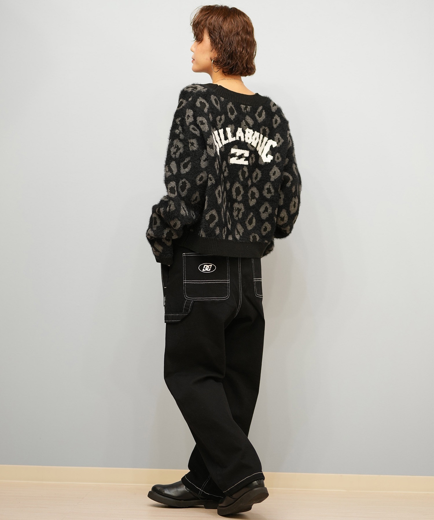 DC ディーシー ロングパンツ レディース デニム パンツ Gパン ワイドペインターパンツ LPT254303(BDB-M)